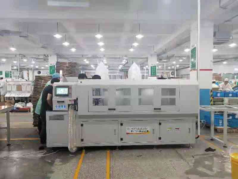 鋁材切割機售后現場