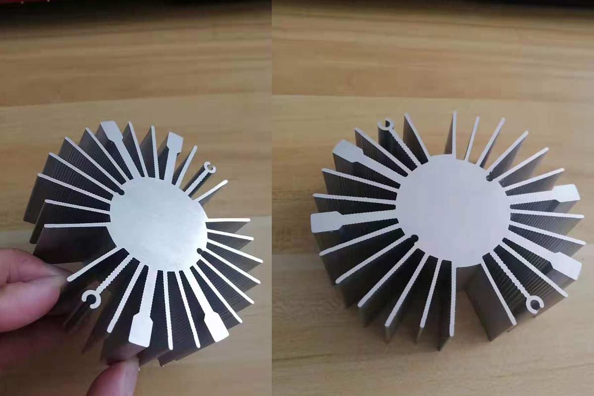 太陽花試切太漂亮，客戶當(dāng)場訂購型材切割機(jī)SDY-Q450