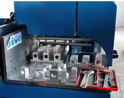 【山東】分離式鋁型材切割機用于軸承座切割，客戶對比多家選擇我司