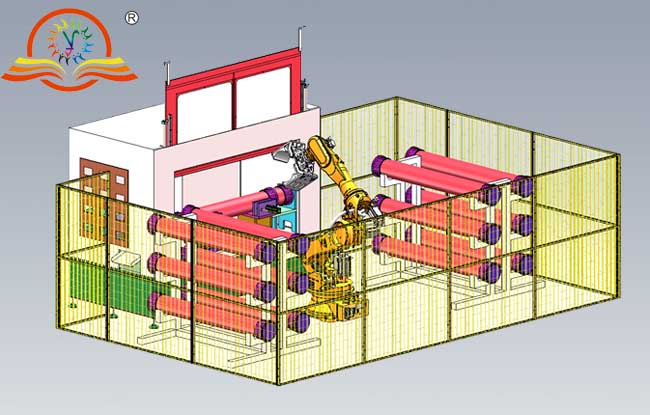 柱式超濾膜切割機-機器人上料-非標款